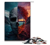 Puzzle per adulti 1000 pezzi Umani contro Natura Puzzle Giochi Giocattoli Regalo Adatto per la decorazione del desktop 75x50cm