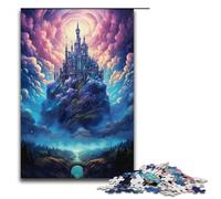 Puzzle per adulti 1000 pezzi Un grande castello sopra la città Puzzle impossibile Gioco per famiglie Antistress Sfida difficile 1000 pezzi (38x26 cm)