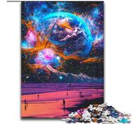Puzzle per adulti 1000 pezzi Un nuovo mondo Puzzle in legno dimensioni 50x75cm Rompicapo, gioco per adulti, attività interattiva per famiglie