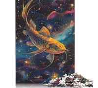 Puzzle per adulti 1000 pezzi Un pesce gatto gigante nuota nell'arte Puzzle per adulti Puzzle per il miglior regalo per adulti 1000 pezzi (38x26 cm)