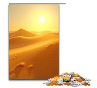 Puzzle per adulti 1000 pezzi Un raggio di sole ha tinto le dune di sabbia color miele regalo di compleanno per adolescenti dai 14 anni in su 1000 pezzi (75x50 cm)