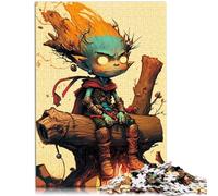 Puzzle per adulti 1000 pezzi un saggio elfo un magico folletto giocattolo educativo per alleviare lo stress puzzle analisi e logica 26 x 38 cm