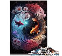 Puzzle per adulti, 1000 pezzi, un viaggio Yin e Yang, gioco intellettuale, sollievo dallo stress, sfida difficile per adolescenti dai 14 anni e oltre 26 x 38 cm