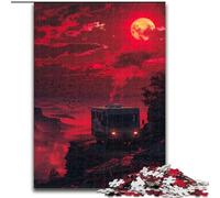Puzzle per adulti 1000 pezzi "Una vista dall'inferno" Puzzle in legno, perfetto per Halloween, Natale, regalo di compleanno 1000 pezzi(50x75cm)