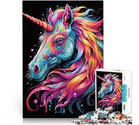Puzzle per Adulti 1000 pezzi Unicorni Giocattoli Giochi educativi Sollievo dello Stress per la decorazione della Casa 19,7 "x 29,5" per Adolescenti Età 14 Anni e Più