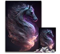 Puzzle per adulti 1000 pezzi Unicorno infinito Puzzle impossibile per adulti Relax e sfida, arte decorativa colorata per la casa, amici 50x75CM/19,68x29,52 pollici