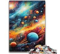 Puzzle per adulti 1000 pezzi Universo colorato per adulti, ideale come regalo per tutta la famiglia, adatto per 14 persone, 50x75cm