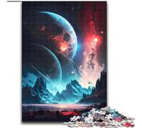 Puzzle per adulti, 1000 pezzi Universo Galattico Scopri i puzzle in legno dimensioni 50x75cm per adolescenti e ragazzi, compleanno e festa
