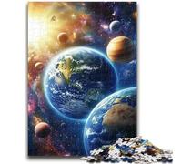 Puzzle per adulti 1000 pezzi Universo Terra Puzzle per adulti, antistress Sfida difficile Decorazione per la casa e regali unici 50x75cm