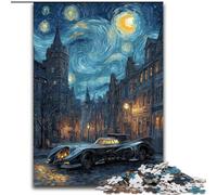 Puzzle per adulti 1000 pezzi Van Gogh Night Sky, aiuta il cervello a esercitare i giocattoli avvincenti per coltivare la pazienza e migliorare la memoria dimensioni 50x75cm