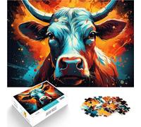 Puzzle per Adulti 1000 pezzi Vecchio Giocattolo Mucca Gioco intellettuale Aiuta il Cervello a esercitare Giocattoli coinvolgenti per coltivare la Pazienza 26x38cm