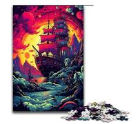 Puzzle per adulti 1000 pezzi Veliero sul mare Puzzle Gioco Giocattoli Divertenti 75x50cm