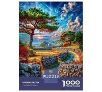 Puzzle Per Adulti 1000 Pezzi - Via Appia Difficile | Gioco Relax Anti-Stress Con Stampa Nitida | Decorazione Unica Per Appassionati 70x50cm/1000pcs