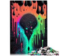 Puzzle per adulti 1000 pezzi Visioni gocciolanti Assemblaggio di motivi difficili da completare ma divertenti e umoristici per adolescenti dai 14 anni e oltre 26 x 38 cm