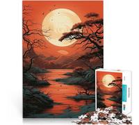 puzzle per adulti 1000 pezzi vista notturna Fatto di legno,per e da 14 anni in su Interessante riduzione dello stress Regali di compleanno。misurare:50x75cm/19.68x29.52pollice
