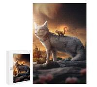 Puzzle per adulti, 1000 pezzi, volpe e scoiattolo, amicizia, puzzle per adulti, giochi rilassanti, decorazione da parete, regali per amici e familiari, 1000 pezzi