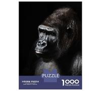 Puzzle Per Adulti 1000 Pezzi Wild Gorilla Face Poster Puzzle Per Adulti Gioco Rompicapo Migliora La Memoria Riduce Lo Stress Regali 52x38cm/1000pcs