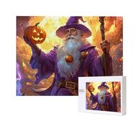 Puzzle per Adulti 1000 Pezzi, wizard si Incastra Perfettamente Lettere sul Retro Senza Polvere, Idea Regalo per Uomini Donne e Anziani, Puzzle di Legno per la Decore di Interni E-675