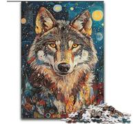 Puzzle per adulti 1000 pezzi Wolf Art, gioco per famiglie antistress, sfida difficile, rafforza l'amore tra coppie dimensioni 26x38cm