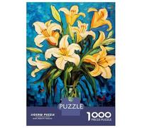 Puzzle Per Adulti 1000 Pezzi Yellow Lilies Van Gogh Art Puzzle Per Adolescenti Giochi Rilassanti Un'opera D'arte Regali Unici Per Compleanno E Natale 70x50cm/1000pcs