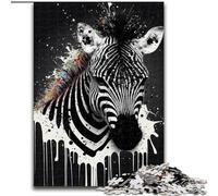 Puzzle per adulti 1000 pezzi Zebra Puzzle colorati 1000 pezzi per adulti per l'intero per le donne, regali per gli uomini dimensioni 26x38cm