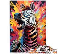 Puzzle per adulti 1000 pezzi zebra Relax Games Family Game Stress Reliever Difficult Challenge Puzzle 14,96 pollici x 20,47 pollici