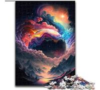 Puzzle per adulti 1000 pianeti colorati che esplodono in legno, per adolescenti dai 14 anni in su, decorazioni per la casa 50x75cm, decorazioni artistiche fai da te, regalo di compleanno perfetto