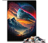 Puzzle per adulti 1000 pianeti colorati in legno, per adolescenti dai 14 anni in su, decorazioni per la casa 50x75cm, decorazioni artistiche fai da te, regalo di compleanno perfetto