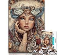 Puzzle per adulti 1000 Principesse indiane, aiuta il cervello ad allenare i giocattoli avvincenti per coltivare la pazienza Decorazione perfetta (38x26cm)