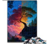 Puzzle per adulti 1000 puzzle Albero della vita, analisi e logica con pezzi completamente interconnessi di forma casuale per età dai 14 anni in su (dimensioni 26x38cm)