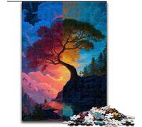 Puzzle per adulti 1000 puzzle Albero della vita, analisi e logica con pezzi completamente interconnessi di forma casuale per bambini dai 14 anni in su (dimensioni 50x75cm)