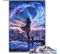 Puzzle per adulti 1000 puzzle anime giapponesi ragazza, antistress Staycation Kill Time Enhance Love between Couples 50 x 75 cm