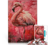 Puzzle per adulti 1000 puzzle Arte dell'uccello di fuoco Fatto di legno per 14+ Gioco pratico Regali di Natale per le donne misurare：50x75cm