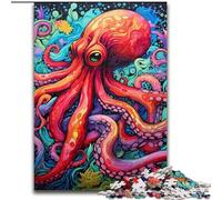 Puzzle per adulti 1000 puzzle artistici a forma di polpo per adulti, dimensioni 26x38cm, ideali per gli innamorati, perfetti come regalo di Natale, Capodanno e San Valentino.