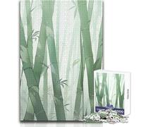 Puzzle per adulti 1000 puzzle Bamboo Zen Forest Bellissimo design Gioco Decorazione d'arte per la casa Regalo per compleanni Dimensioni 38x26cm