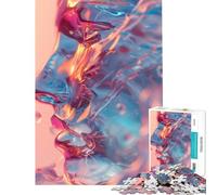 Puzzle per adulti 1000 puzzle colorati con volti sfida per la mente e l'intelligenza giocattolo avvincente gioco pratico un'opera d'arte idee regalo (dimensioni 50x75cm)