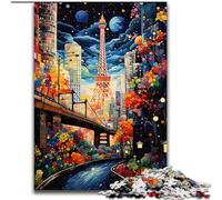 Puzzle per adulti 1000 puzzle colorati in legno raffiguranti la città di Tokyo, dimensioni 50x75cm, per adolescenti e ragazzi, compleanno e festa.
