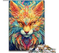 Puzzle per adulti 1000 puzzle colorati raffiguranti volpi Realizzati in cartone, sviluppano la coordinazione occhio-mano, perfetti come regali di compleanno 1000 pezzi(26x38cm)