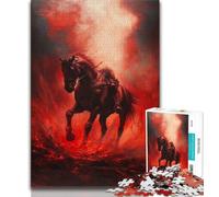 Puzzle per adulti 1000 puzzle con cavaliere medievale e guerriero dipinto, aiuta il cervello a esercitare giocattoli avvincenti per coltivare la pazienza, collezione di artisti, belle arti 75x50cm