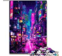 Puzzle per adulti 1000 puzzle con paesaggi notturni cittadini per adulti dimensioni 38x26cm per adolescenti e famiglie - Gioco rompicapo fai da te regalo
