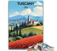 Puzzle per adulti 1000 puzzle da stampare con tema di viaggio in Toscana e Italia, gioco stimolante, ideale come regalo per tutta la famiglia (26x38cm)