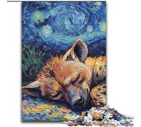Puzzle per adulti 1000 puzzle del cielo notturno con iene in cartone, regalo di Natale, ideale per ufficio, camera da letto, soggiorno, 1000 pezzi(26x38cm)