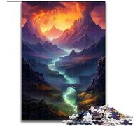 Puzzle per adulti 1000 puzzle del vasto paesaggio fuso per adulti dimensioni 26x38cm Gioco di sfida mentale per adolescenti e interazione familiare