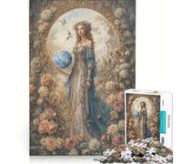 Puzzle per adulti: 1000 puzzle della Dea Gaia, gioco interattivo, per divertimento in famiglia, per rafforzare l'amore tra le coppie 38x26cm