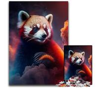 Puzzle per adulti 1000 puzzle della Nebulosa del Panda Rosso per adulti per la decorazione della casa, Natale e Capodanno per adolescenti 26X38CM/10,23x14,96 pollici