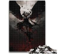 Puzzle per adulti 1000 puzzle di angeli e demoni anime, gioco stimolante, ideale come regalo per tutta la famiglia (50x75cm)