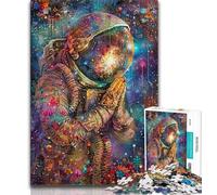 Puzzle per adulti 1000 puzzle di astronauti che pregano per adolescenti gioco stimolante ideale come regalo per tutta la famiglia 75x50cm