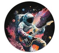 Puzzle per adulti 1000 puzzle di astronauti che suonano la chitarra per adulti. Regalo perfetto per genitori, amanti, amici - Età 14+ 67,5x67,5 cm