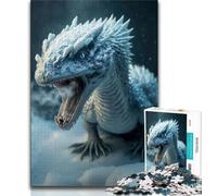 Puzzle per adulti 1000 puzzle di Baby White Dragon gioco stimolante ideale come regalo per tutta la famiglia 38x26cm