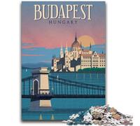 Puzzle per adulti 1000 puzzle di Budapest per adolescenti, gioco impegnativo per tutti per donne, regali per uomini (50x75cm)